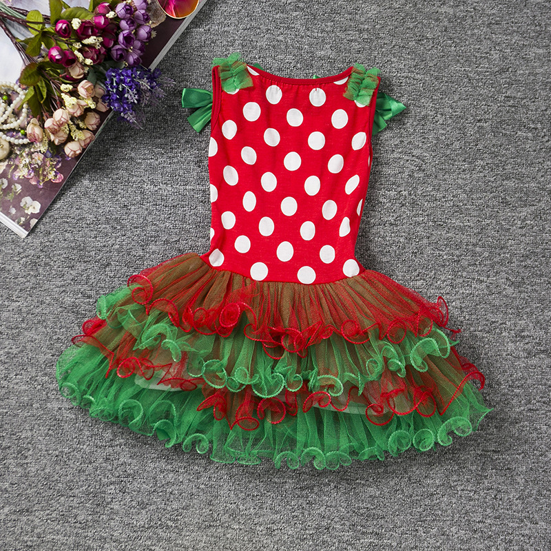 F68119 christmas girl dress